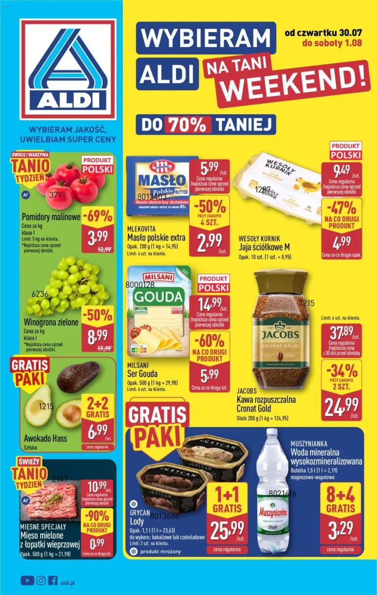 Aldi Polsko leták od 30.07.2026