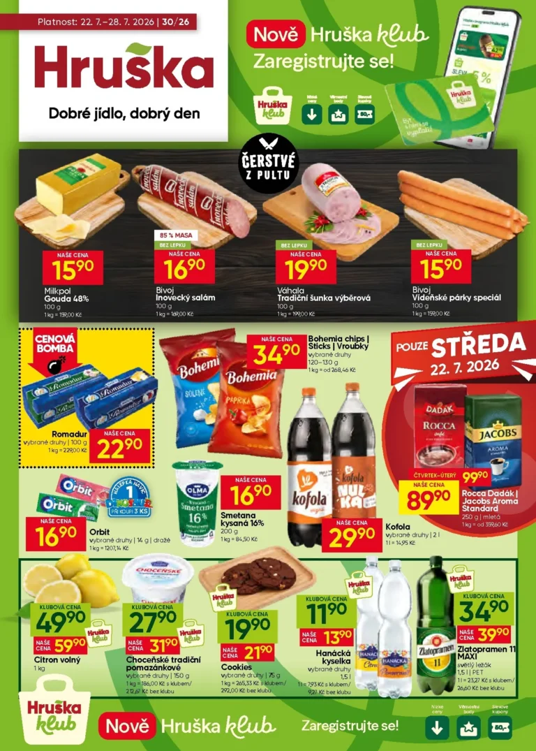 Hruška leták od 22.07.2026