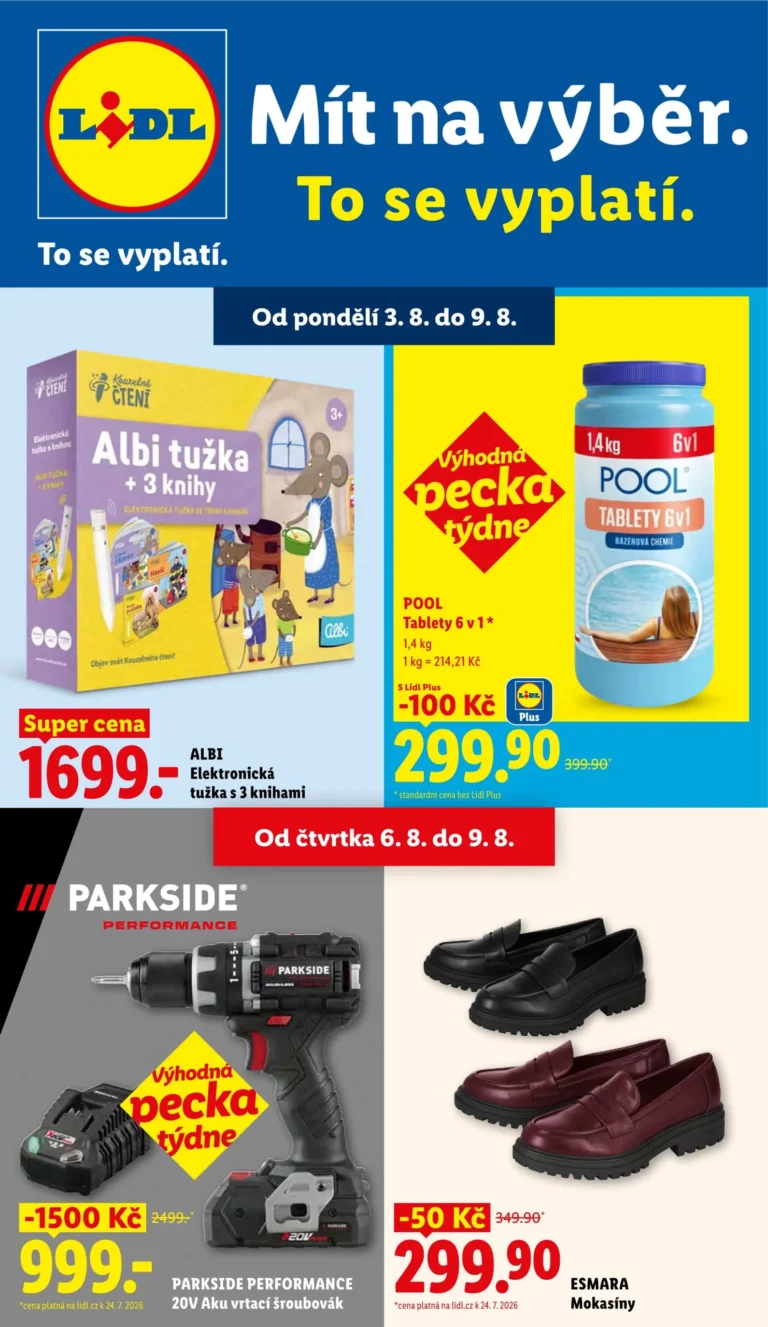 Lidl leták od 03.08.2026