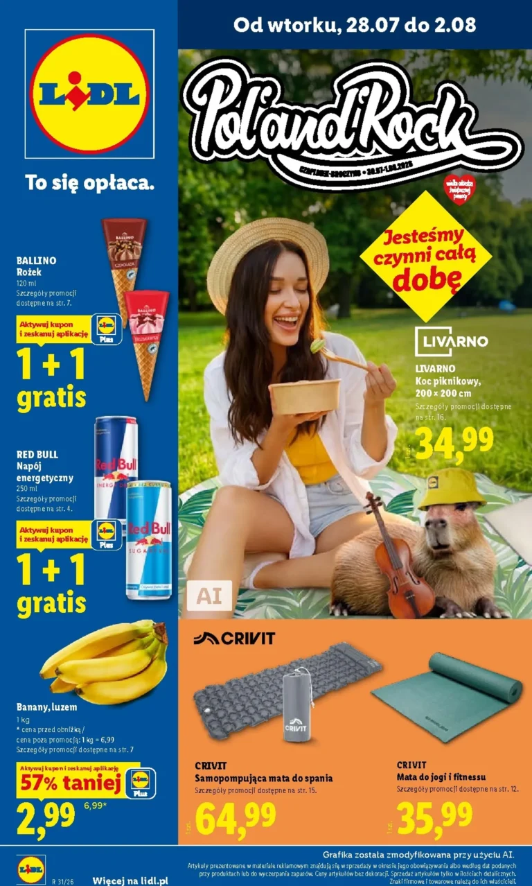 Lidl Polsko leták od 28.07.2026