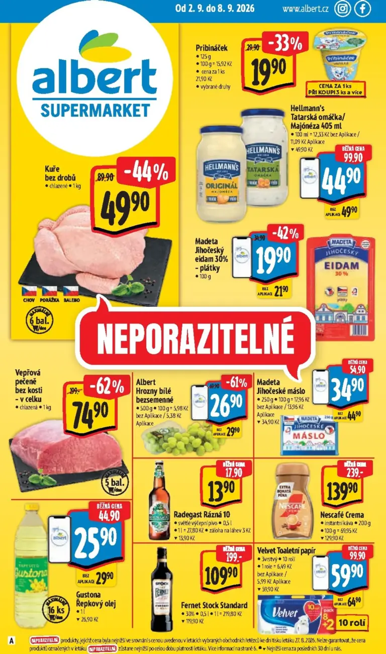 Albert leták od 02.09.2026