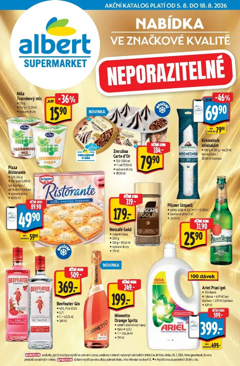 Albert leták od 05.08.2026