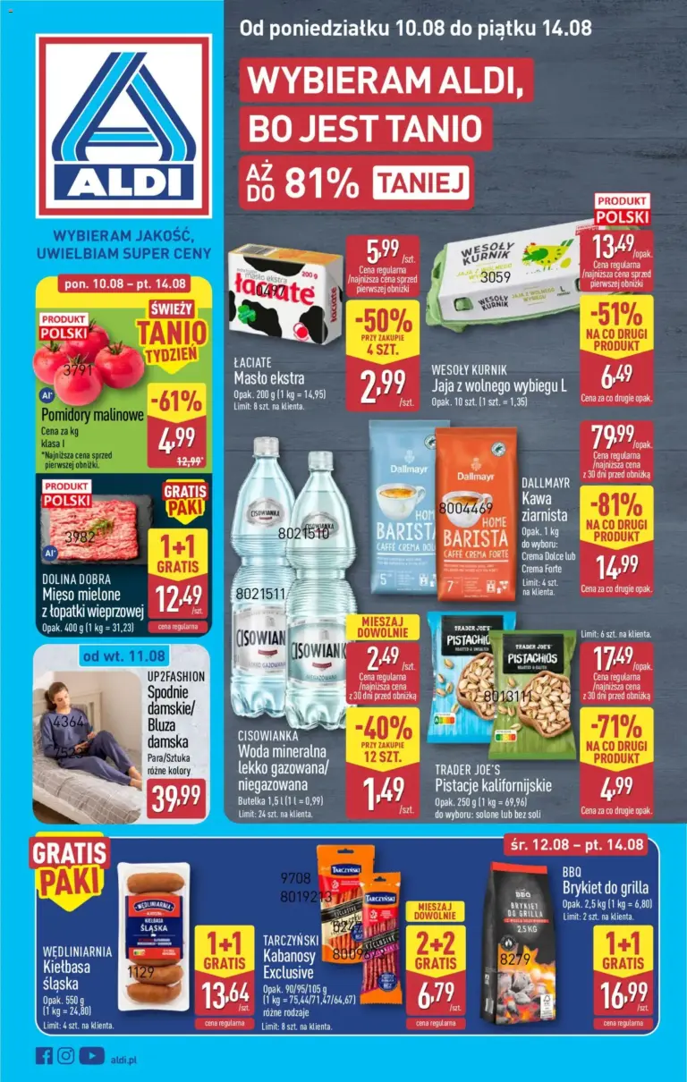 Aldi Polsko leták od 10.08.2026