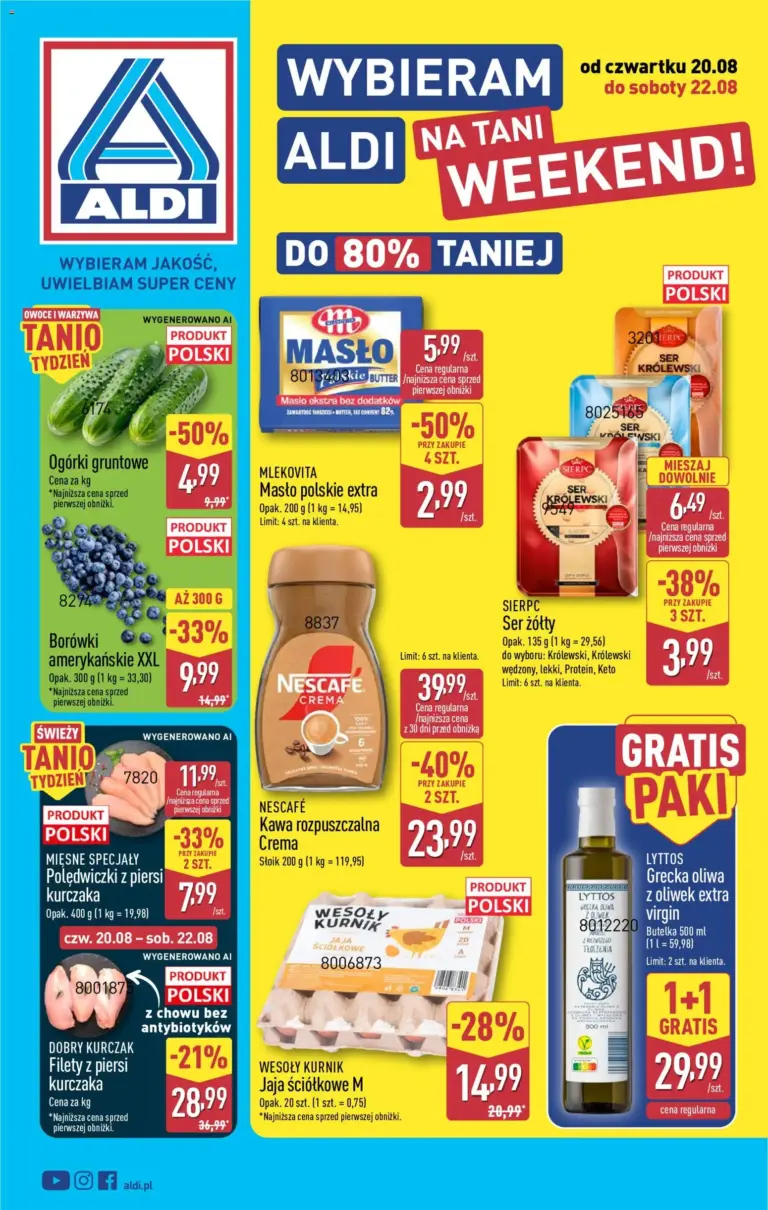 Aldi Polsko leták od 20.08.2026