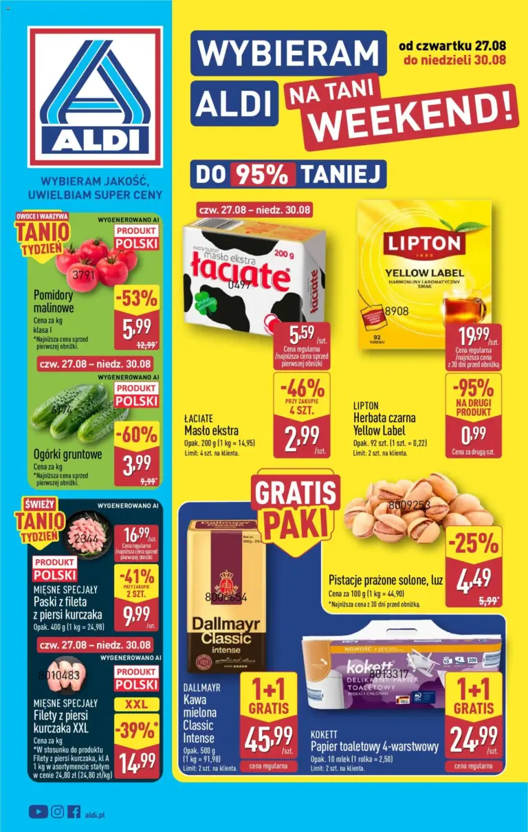 Aldi Polsko leták od 27.08.2026
