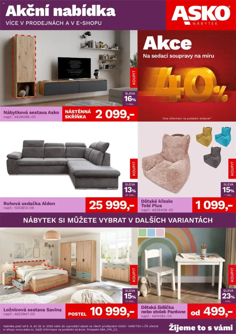 ASKO nábytek leták od 06.08.2026