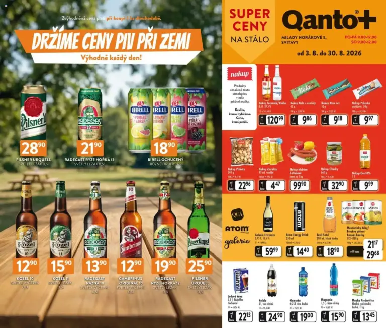 Astur & Qanto leták od 03.08.2026