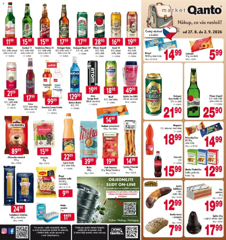 Astur & Qanto leták od 27.08.2026