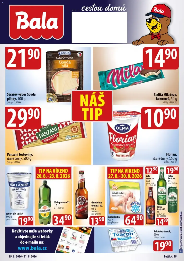 BALA leták od 19.08.2026