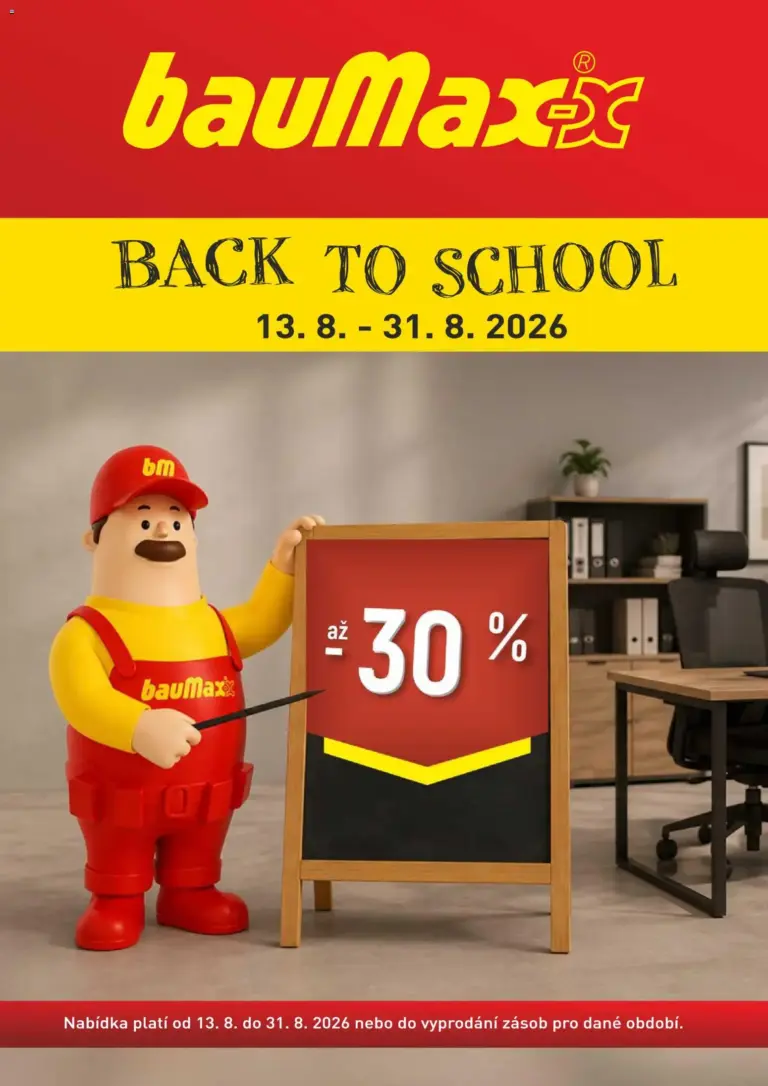 BAUMAX leták od 13.08.2026