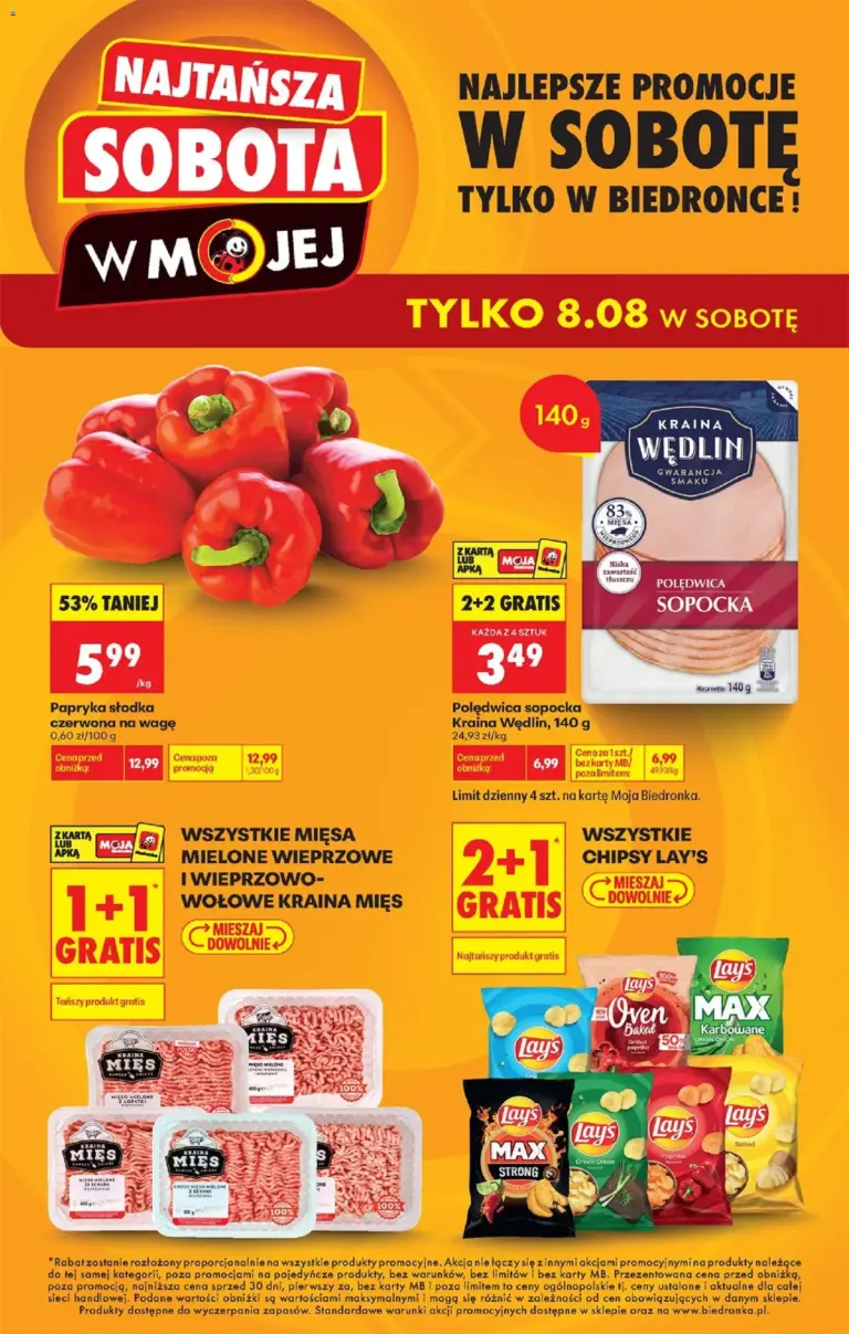 Biedronka Polsko leták od 08.08.2026