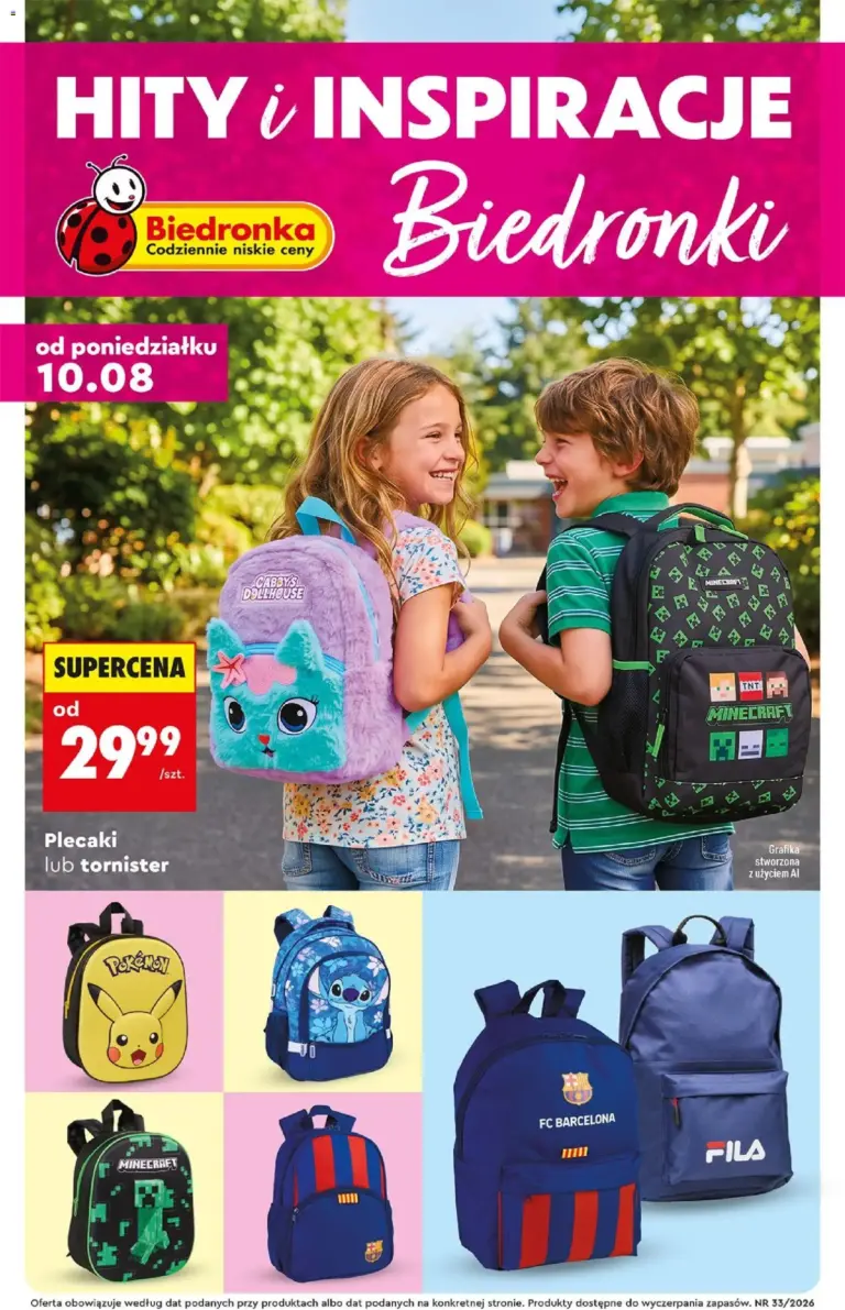 Biedronka Polsko leták od 10.08.2026
