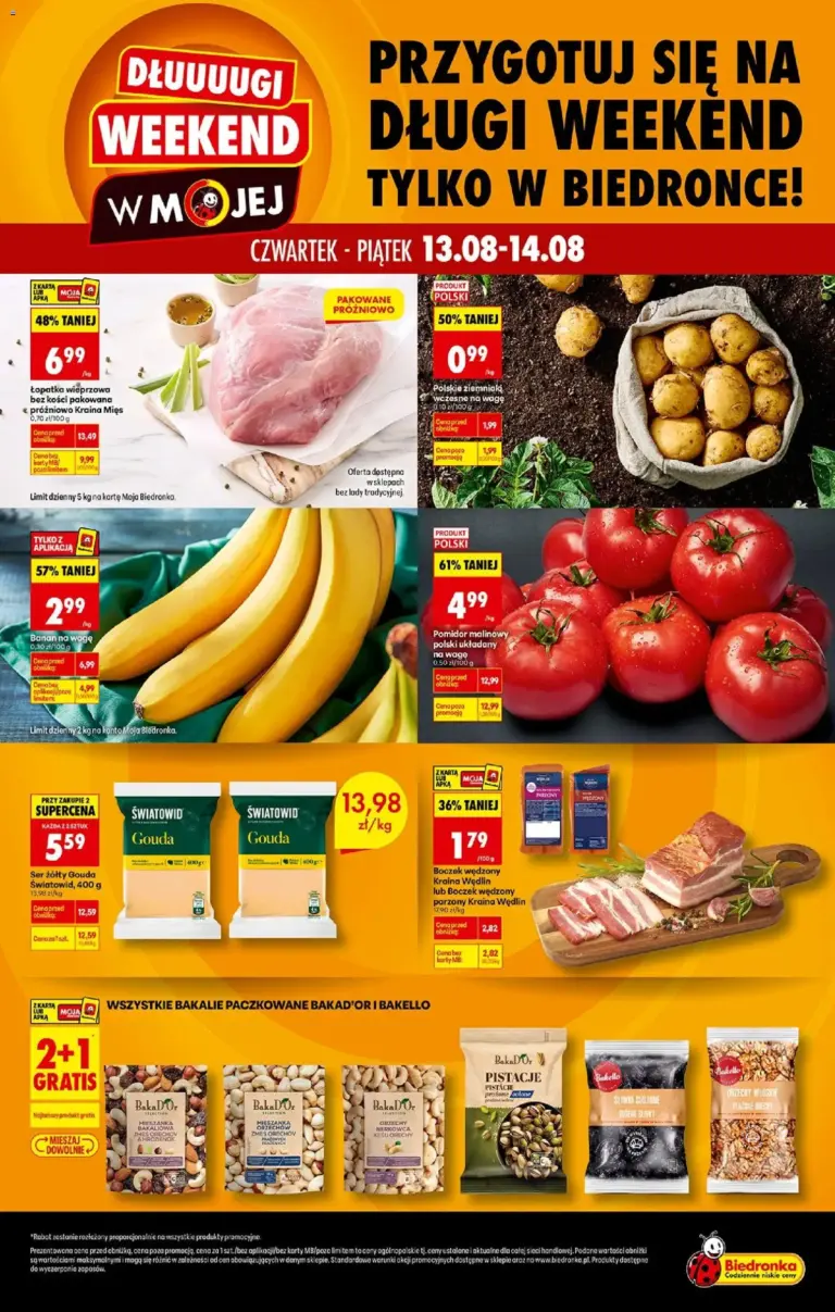 Biedronka Polsko leták od 13.08.2026