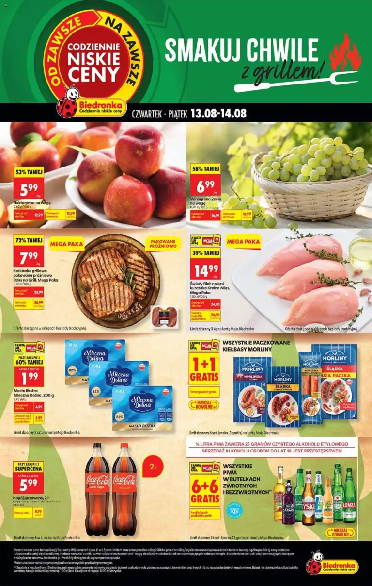 Biedronka Polsko leták od 13.08.2026