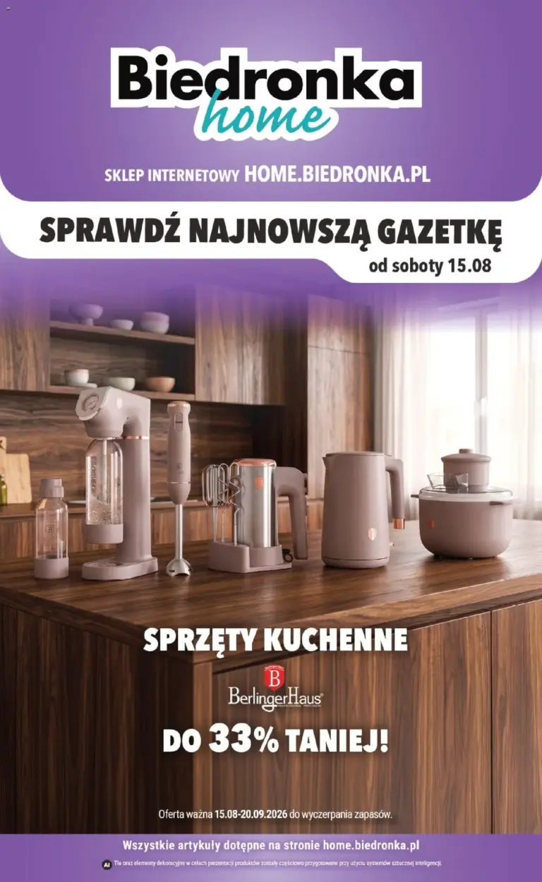 Biedronka Polsko leták od 15.08.2026