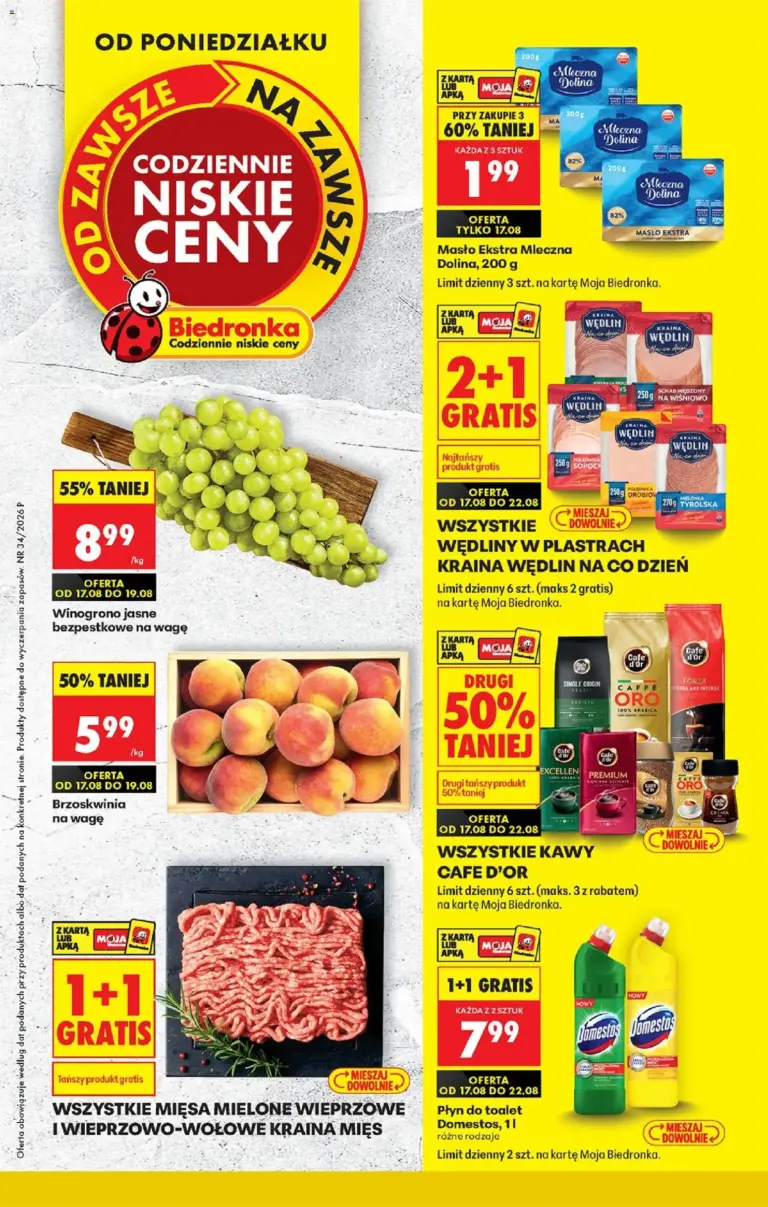 Biedronka Polsko leták od 17.08.2026