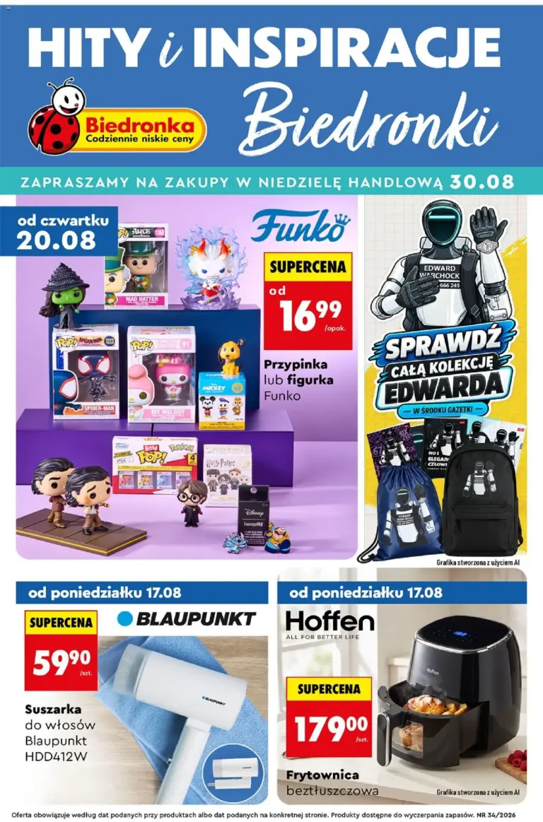 Biedronka Polsko leták od 20.08.2026