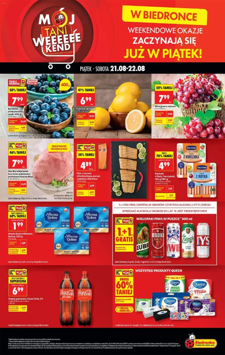 Biedronka Polsko leták od 21.08.2026