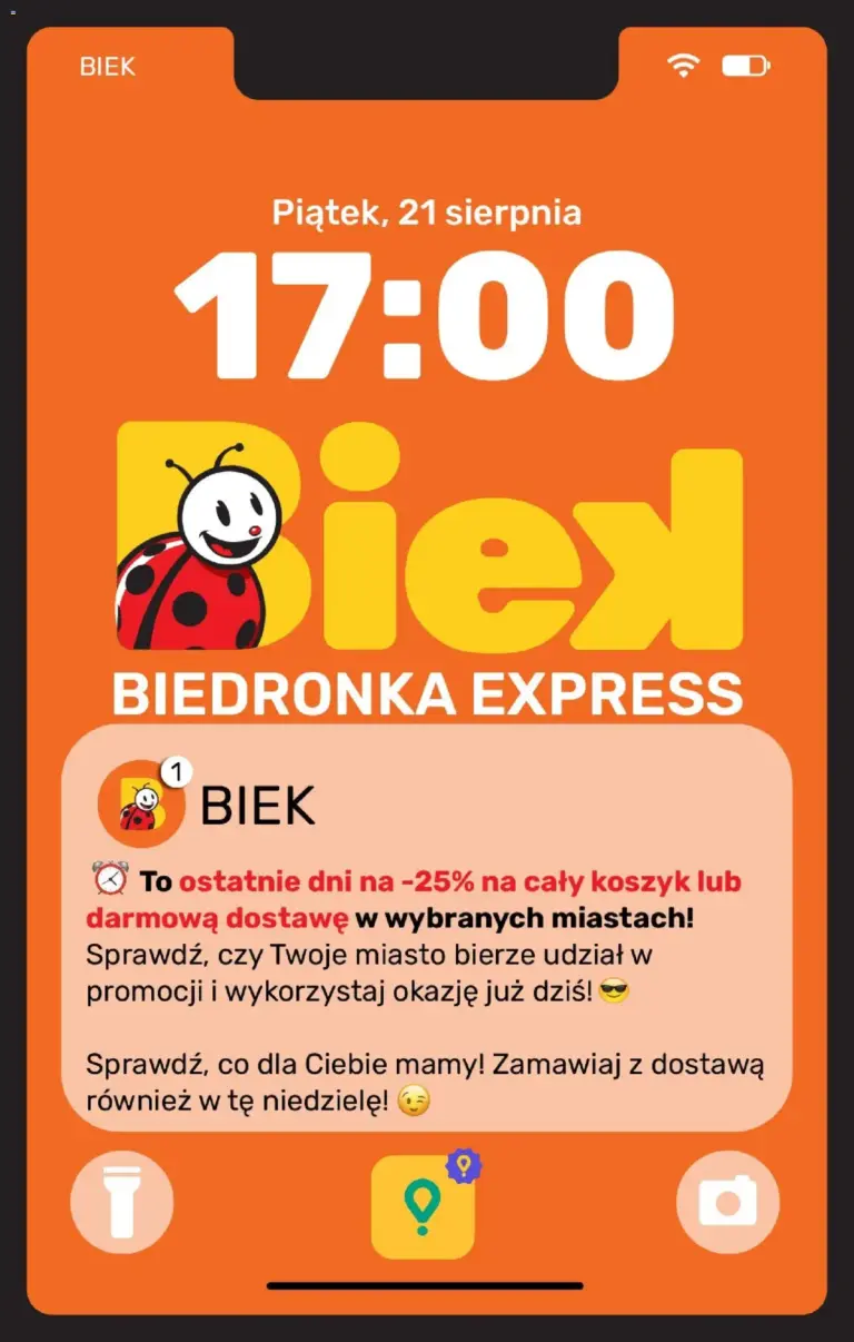 Biedronka Polsko leták od 21.08.2026