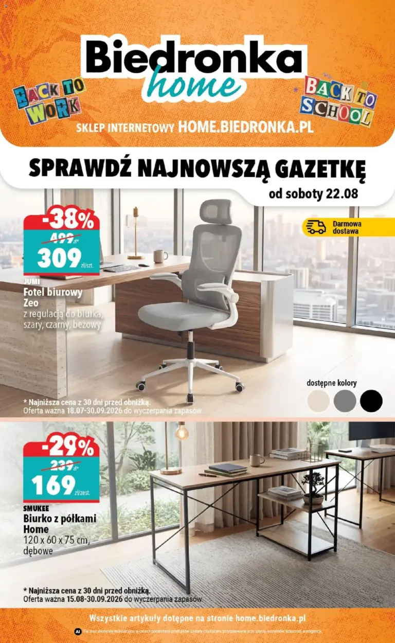 Biedronka Polsko leták od 22.08.2026