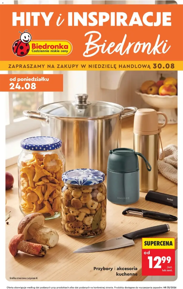 Biedronka Polsko leták od 24.08.2026
