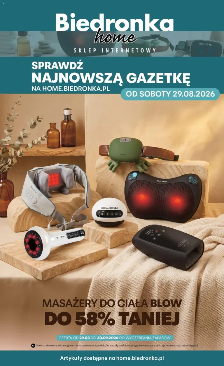Biedronka Polsko leták od 29.08.2026