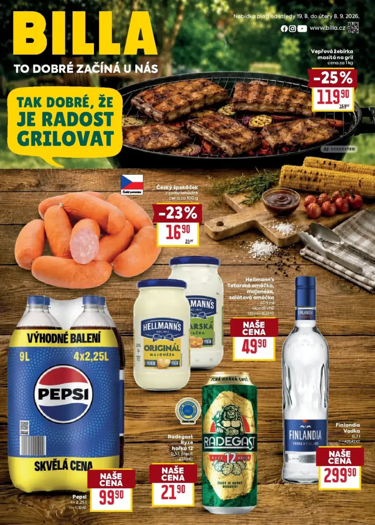 Billa leták od 19.08.2026