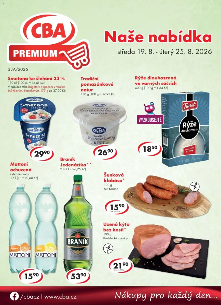 CBA leták od 19.08.2026