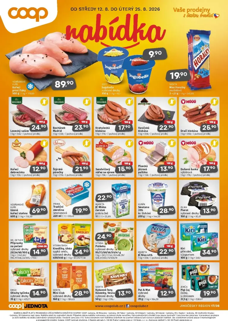 Coop leták od 12.08.2026