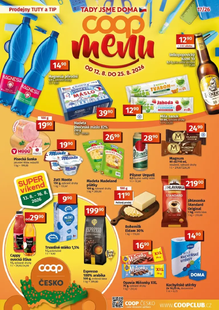 Coop leták od 12.08.2026