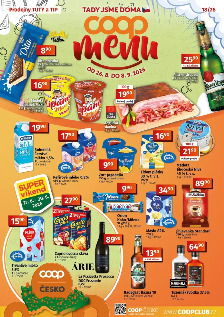 Coop leták od 26.08.2026