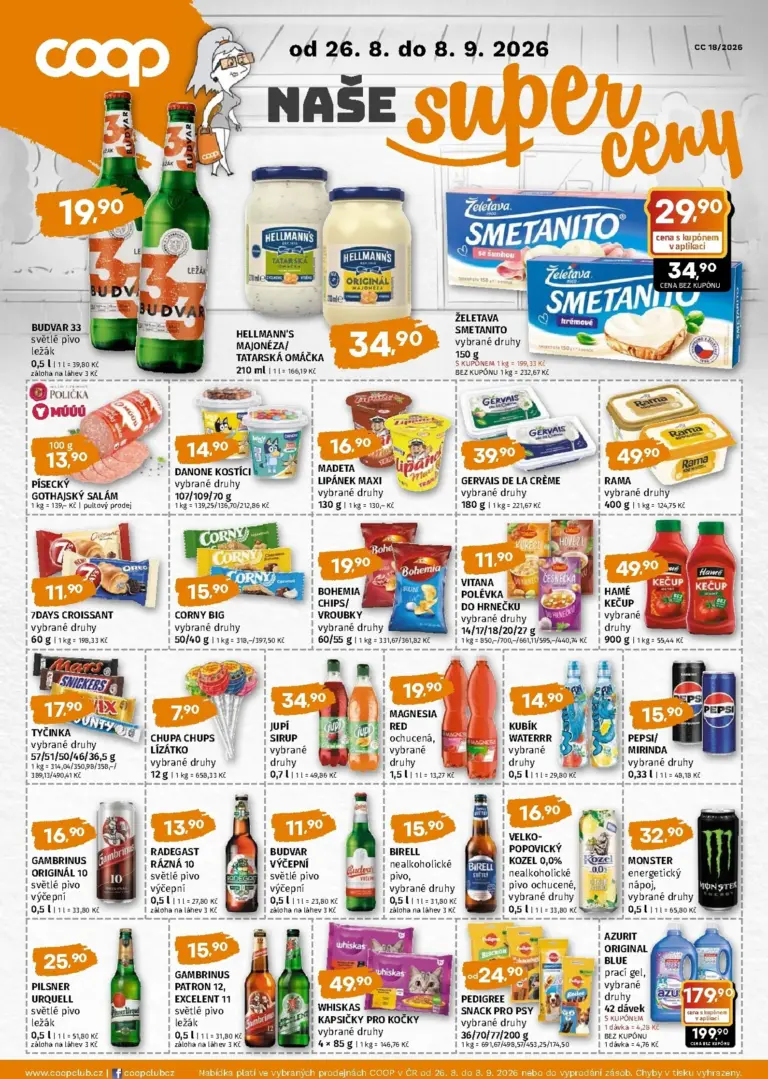Coop leták od 26.08.2026