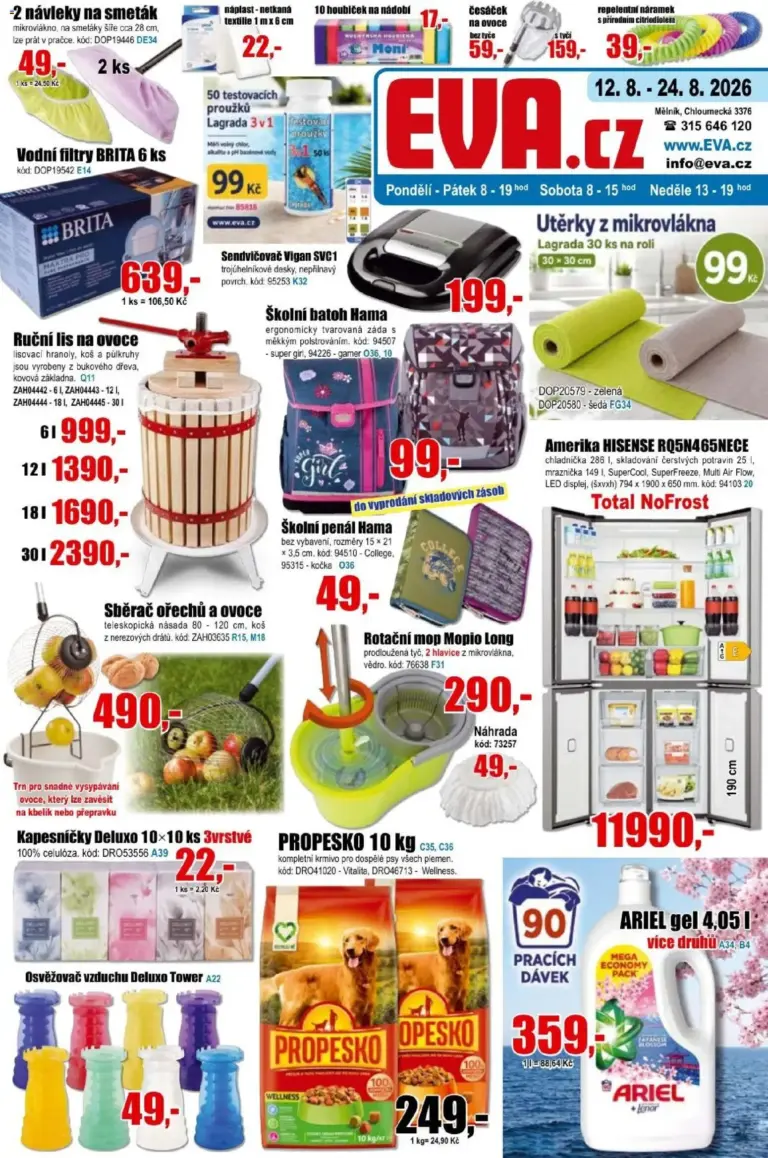 Eva supermarket leták od 12.08.2026