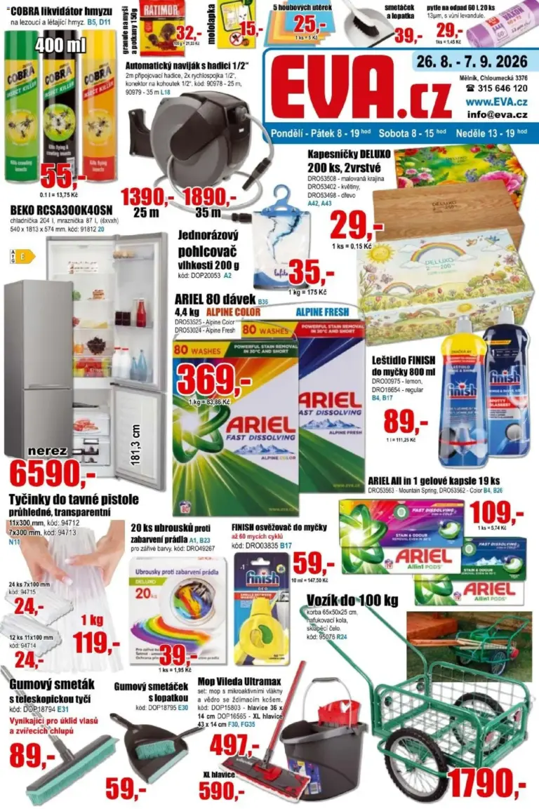 Eva supermarket leták od 26.08.2026