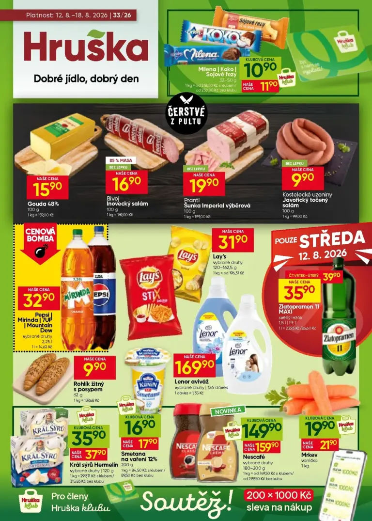 Hruška leták od 12.08.2026