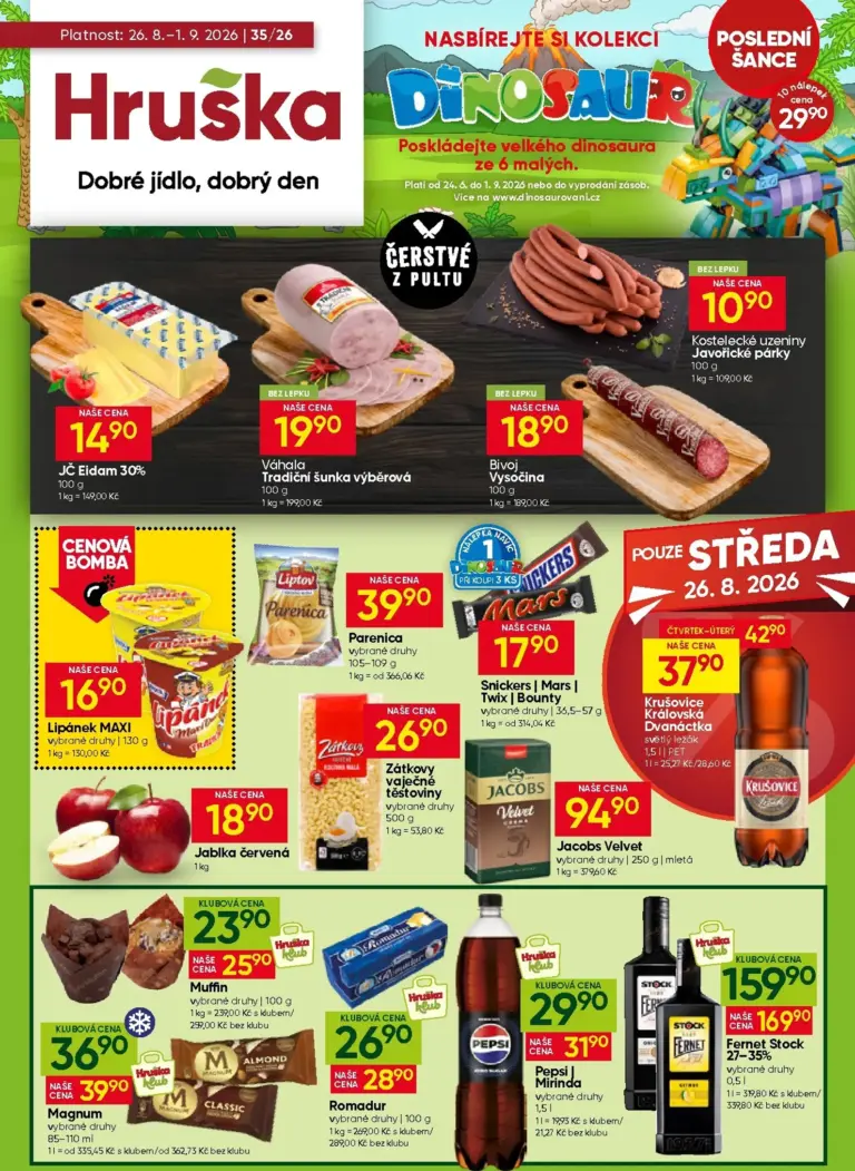 Hruška leták od 26.08.2026