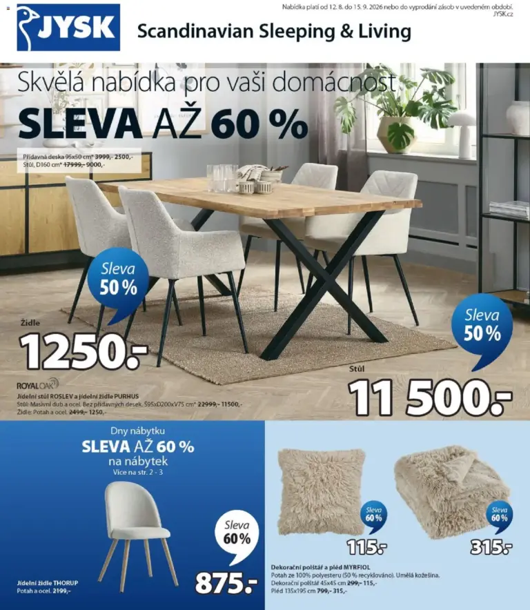 JYSK leták od 12.08.2026