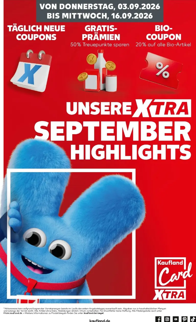 Kaufland Německo leták od 03.09.2026
