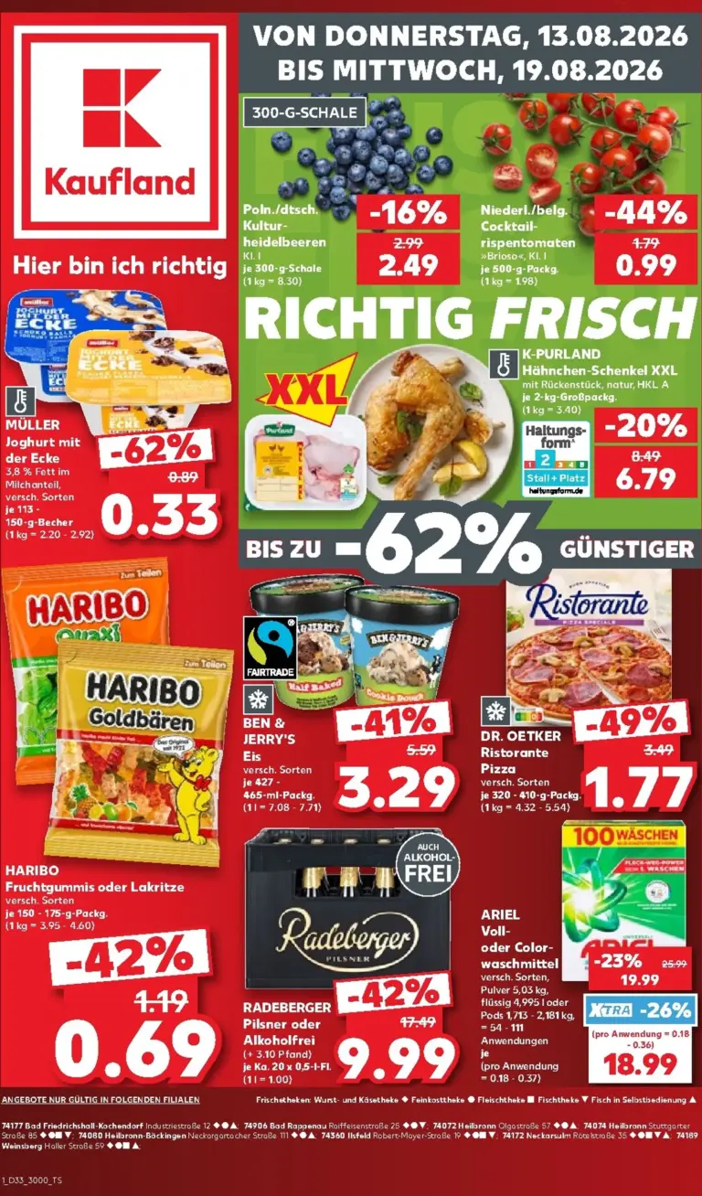 Kaufland Německo leták od 13.08.2026