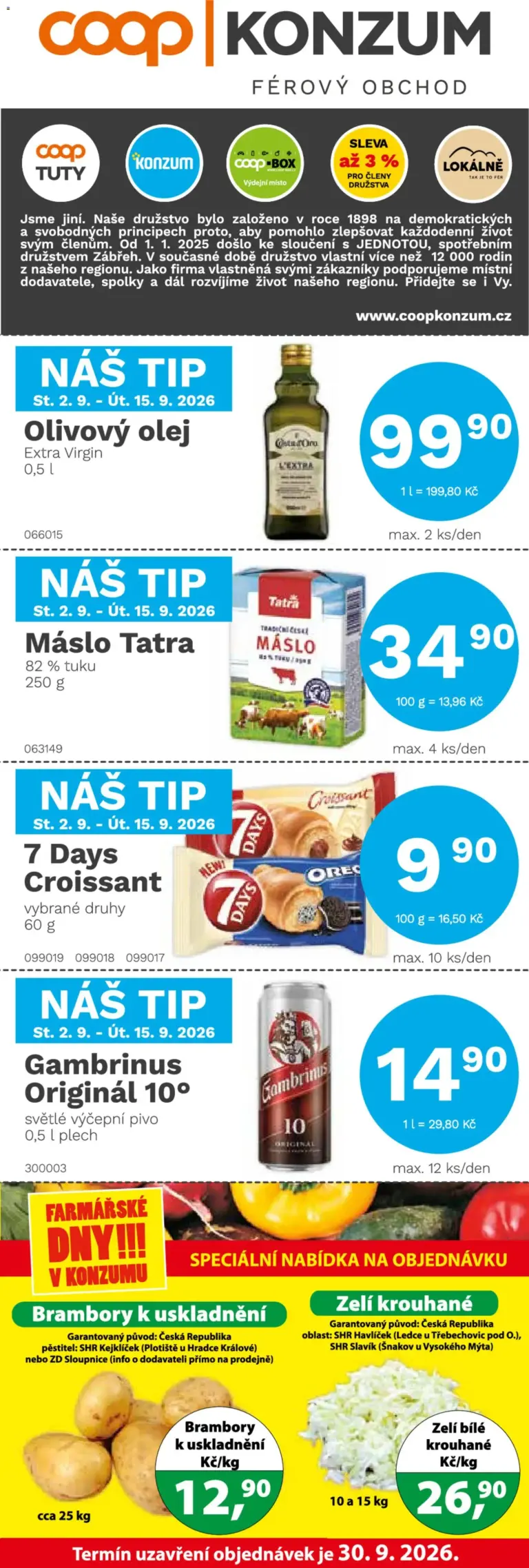 Konzum leták od 02.09.2026