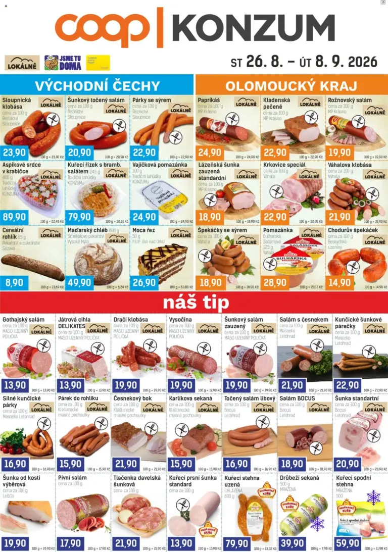 Konzum leták od 26.08.2026