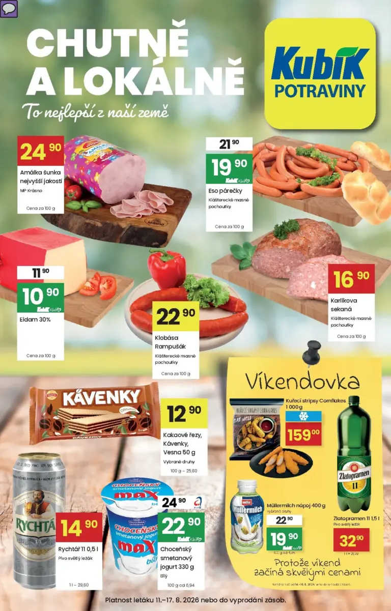 Kubík leták od 11.08.2026