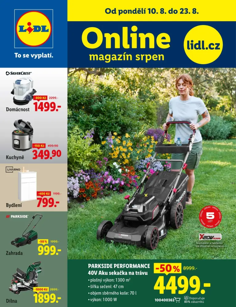 Lidl leták od 10.08.2026