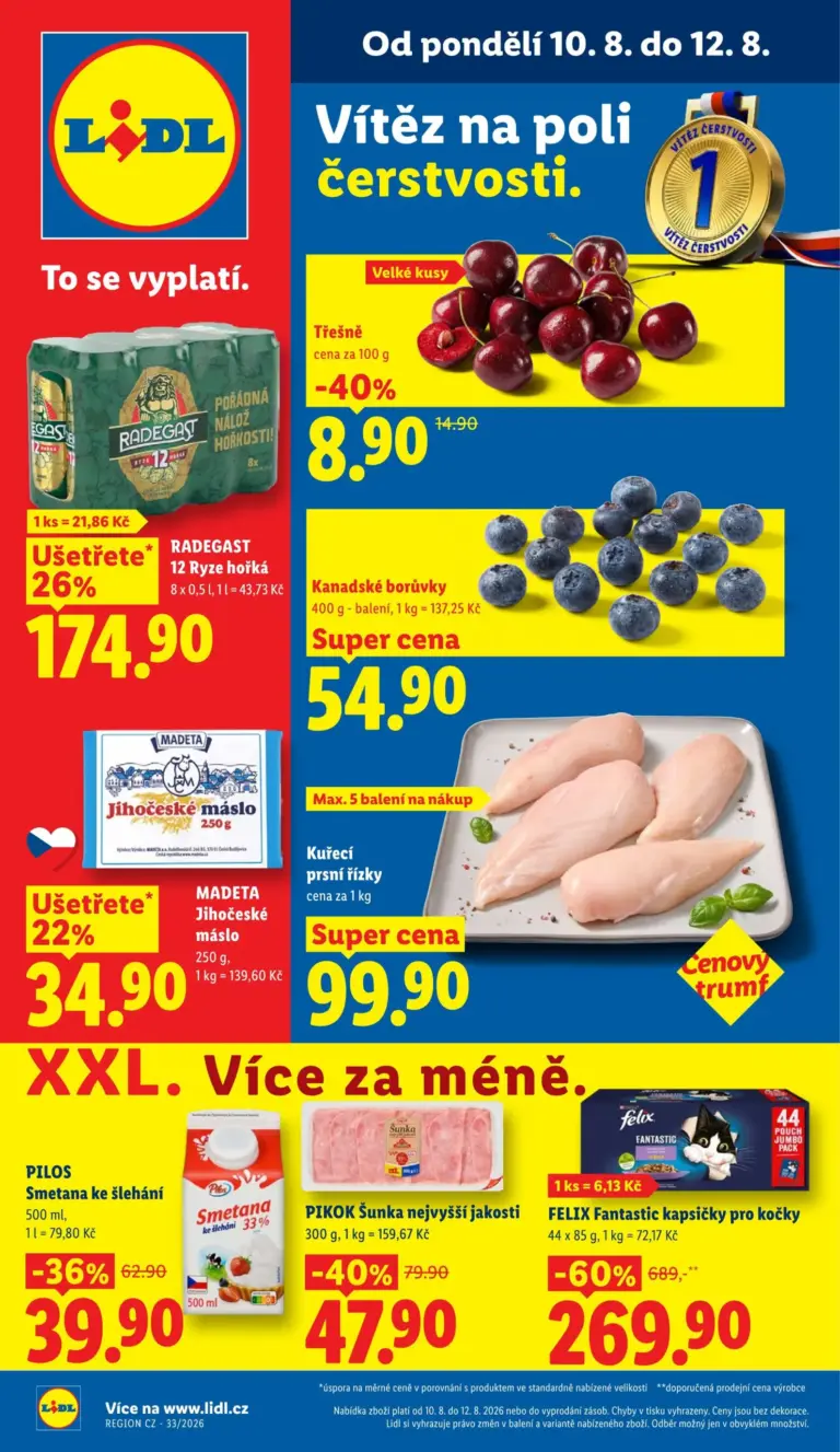 Lidl leták od 10.08.2026