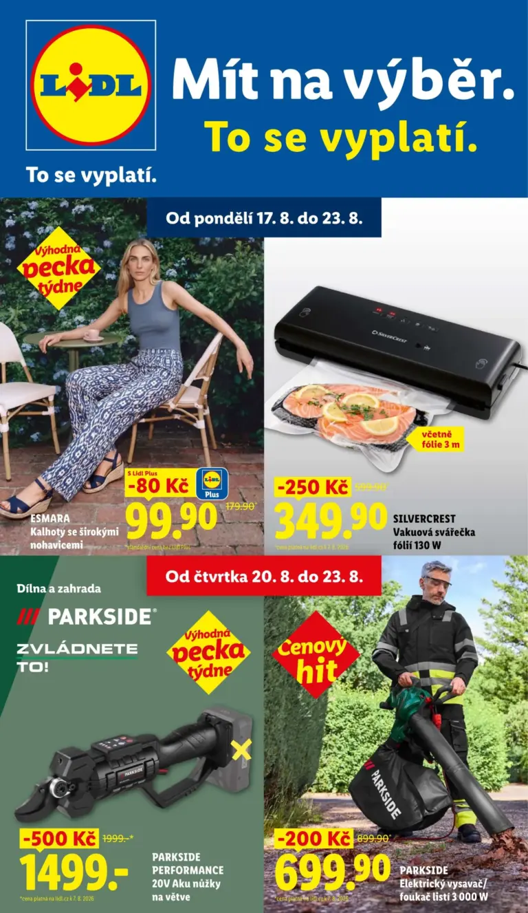 Lidl leták od 17.08.2026