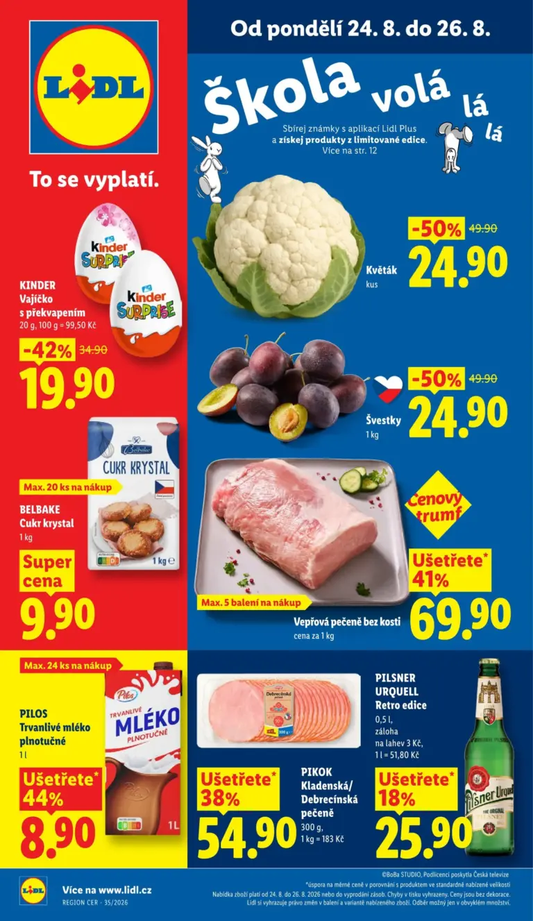 Lidl leták od 24.08.2026