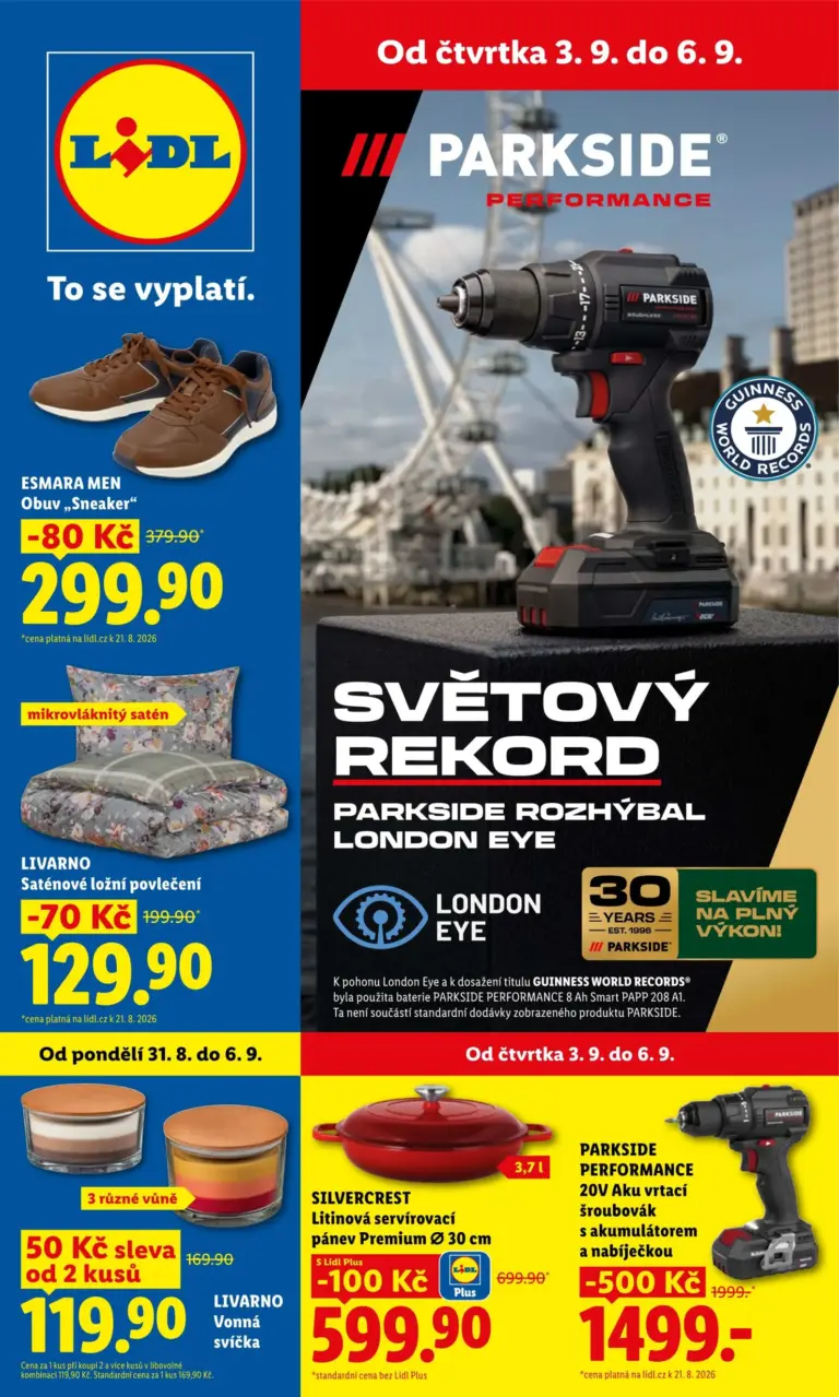 Lidl leták od 31.08.2026