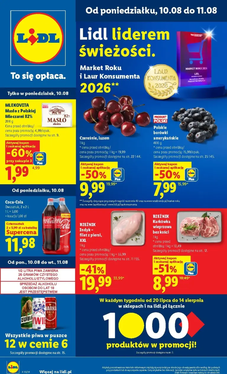 Lidl Polsko leták od 10.08.2026