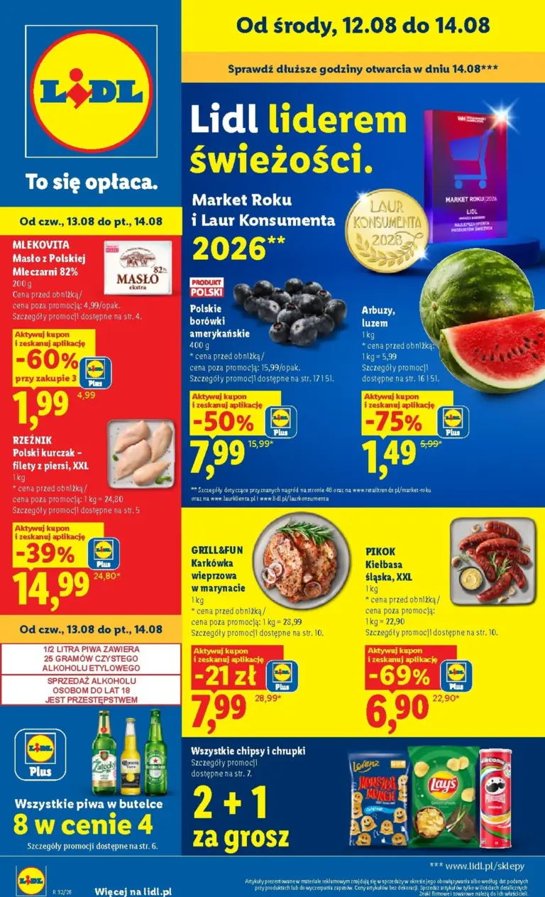 Lidl Polsko leták od 12.08.2026