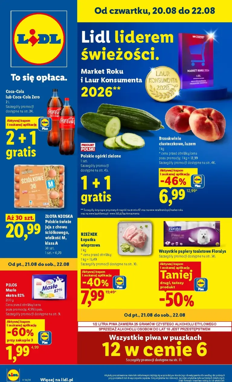 Lidl Polsko leták od 20.08.2026